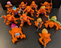 Army Ants Hasbro 1987 Orange: Special Strike Force, Assault & Sniper Teams -Rare