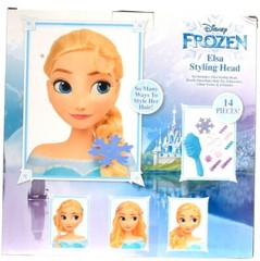 1 Disney Frozen 14 Piece Elsa Styling Head Ages 3 and Up So Many Ways to Style