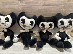 BENDY AND THE INK MACHINE Bendy PLUSH Lot Of 4 *See Condition*