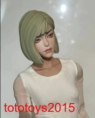1:6 1:12 1:18 Short Hair Nun Girl Head Sculpt For Female Action Figure Body Toys