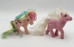 Vintage My Little Pony 1980s G1 action figures Various Sizes Plastic Lot Of 11