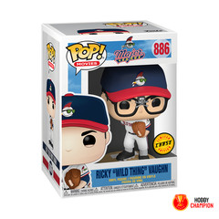 Movies Funko Pop Ricky “Wild Thing” Vaughn 886 Chase VAULTED New MINT Box
