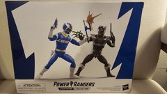 Hasbro Power Rangers Lightning Collection Blue Ranger & Psycho Silver Boxed w/ …