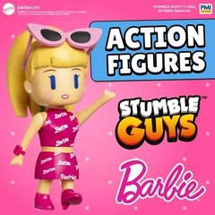 STUMBLE GUYS LEGENDARY BARBIE LIMITED EDITION BOXED 4″ ACTION FIGURE MATTEL