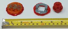 Beyblade Burst Perfect Phoenix P-4 auth. w/ QR Code Tomy Hasbro orange gold red