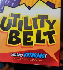 NEW Batman Classic TV Utility Belt Batarang Mattel DC Collector Adam West Y6806