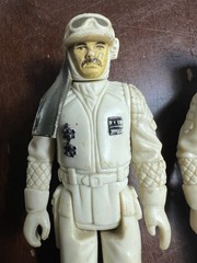 VINTAGE KENNER STAR WARS 1980 HOTH REBEL SOLDIER COMMANDER ARMY LOT 6 FIGURES
