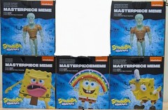 NEW Lot of 7 SpongeBob SquarePants Masterpiece Memes Series 1 Patrick Squidward
