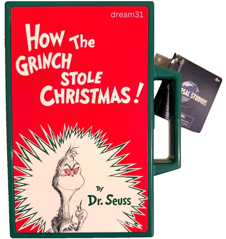 BNWT Universal Studios Dr. Seuss How the Grinch Stole Christmas Figurine Toy Set