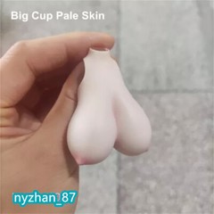 1:12 Big Bust Breast Cover Replacement Model Fit 6” Female Action Figure Doll