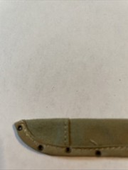 1/6 Scale Early USMC Vietnam War Plastic M42 Machete w/ Cloth Midland Sheath Nam