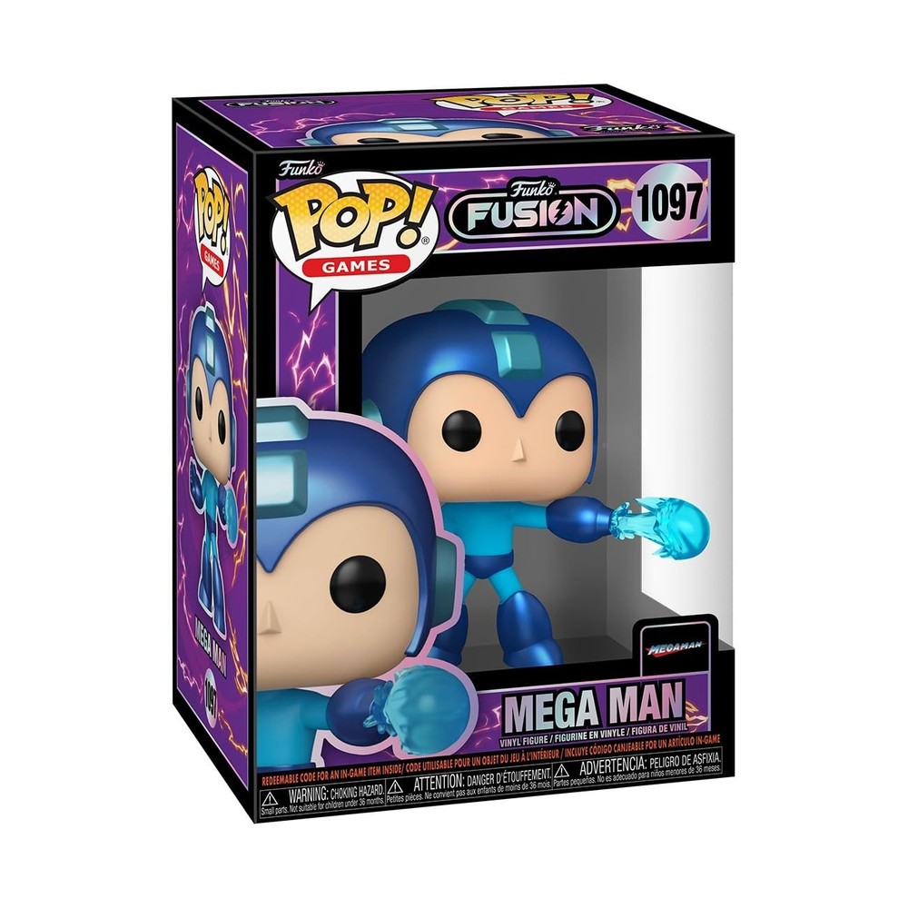 Funko Pop! Games: Fusion – Megaman – Mega Man – 1/6 Odds for Rare Chase Varia…