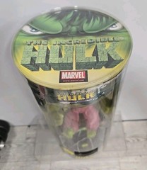 2002 Incredible Hulk Marvel Way Out Toys Talking Light Up Eyes Bobble Head Rare
