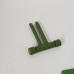 1989 TMNT Crazy Artillery Trash Can Double Barreled Plunger Retrocatapult Parts