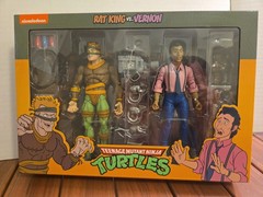NECA Teenage Mutant Ninja Turtles (Cartoon) – Rat King Vs VERNON 2PACK sealed