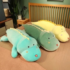 80cm Long Dinosaur Plush Pillow Soft Stuffed Animal Toy Cute Cartoon Gift Doll