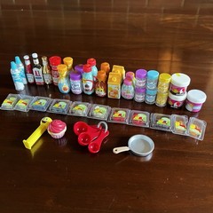 42 Barbie Sized Miniverse Mini Food Pieces Lot Mix Items Miscellaneous Minis