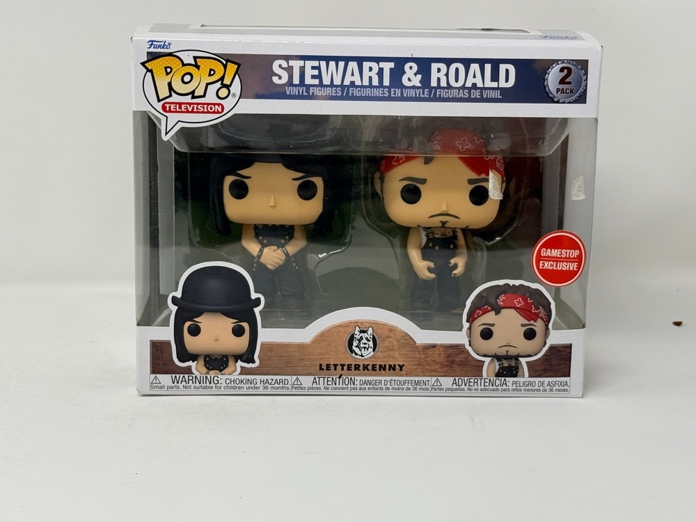 Funko Pop! Stewart Roald Letterkenny 2-Pack Gamestop Exclusive Vinyl Figure