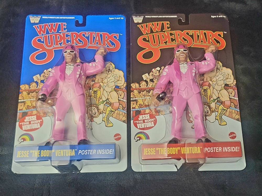 LJN Retro WWE Superstars Jesse The Body Ventura – Blue Card and Black Chase Card