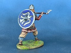 Hand-Painted 3D Printed Viking Figurine, Resin Miniature 40mm