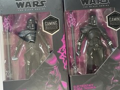 Star Wars Black Series Lot Revan Obiwan Purge Trooper Elextrostaff 6” Figures