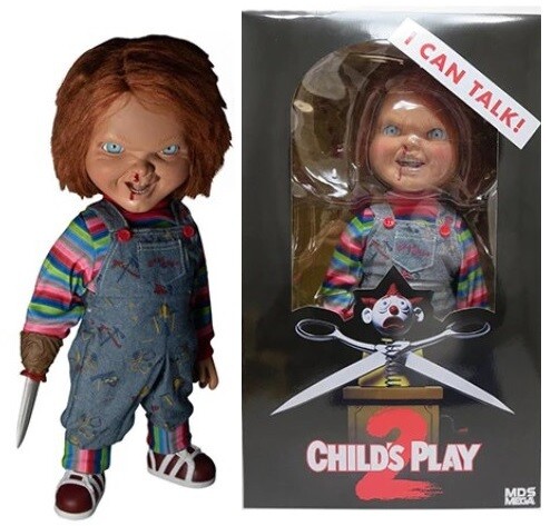 Child’s Play 2 Menacing Chucky 15″ Mega Figure Mezco Toyz OE