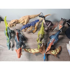 Mattel Jurassic World Dinosaur Action Figure Lot of 9 Dinosaurs Jurassic Park