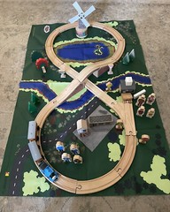1993 Learning Curve Wooden Thomas Train Instant System Set #4! VHTF