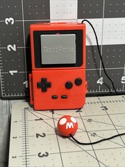 Vintage Pokemon Battle BattPoke Red Poke Ball Blaster Toy TOMY 1999