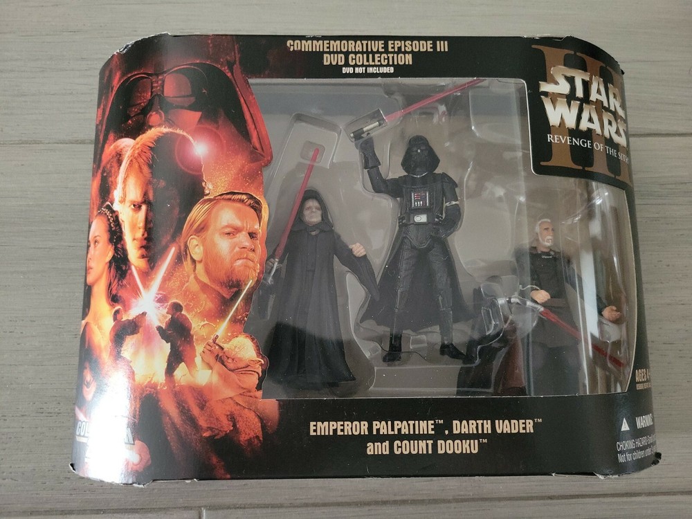 Star Wars Commemorative DVD Collection Ep III 2 Of 3 Palpatine Vader Dooku 2005