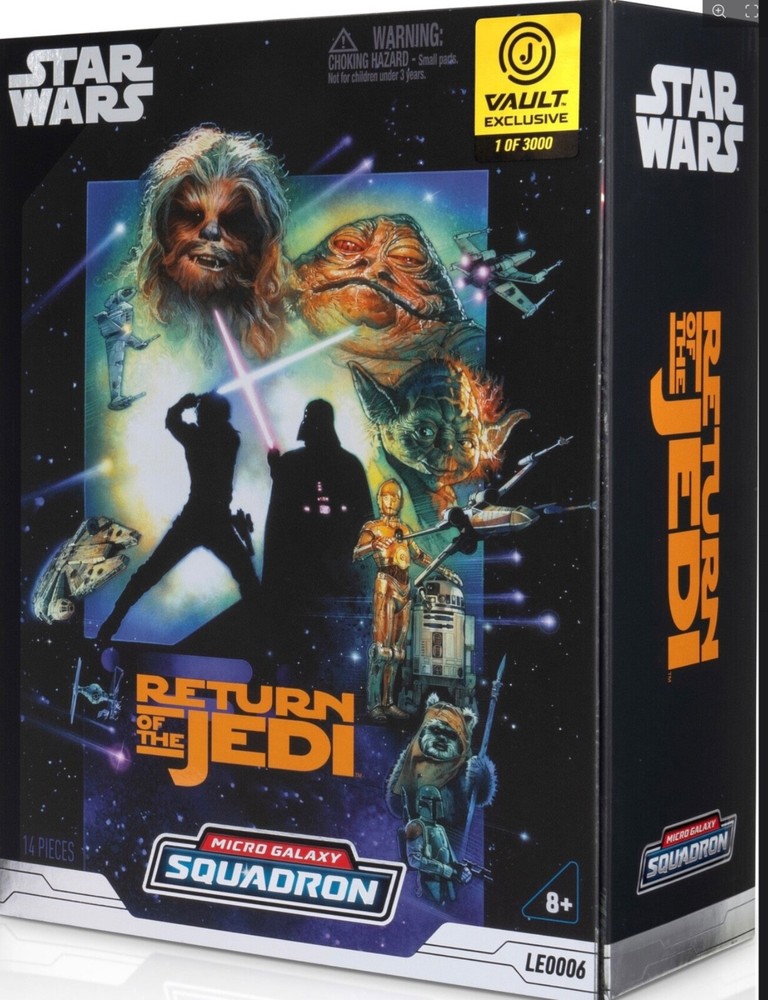 MICRO GALAXY SQUADRON STAR WARS FIGURE ROTJ ENDOR SET #LE0006