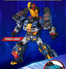Metal Cardbot W Season3 HEAVY IRON W + SOLIDHORN Transforming Robot K TOY 2025