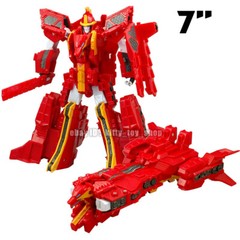 TOBOT V Galaxy Detectives Mini Transform Figure Commander Tank Beast Trail Robot
