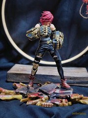 1/8 League of Legends Vi 21cm Action Figure Model Painted Resin Model Handmade