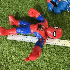 Spider-Man 2018 & Captain America Mech Strike Monster Hunters 2022 Figures