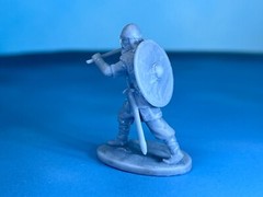 Action Figures. Resin soldiers Viking 40mm miniature of a warrior of the north