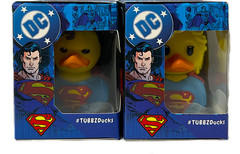 Set of 2 Superman & Supergirl Mini Tubbz Cosplay Duck DC Comics DC Universe NIB