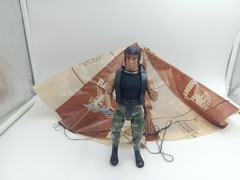 Rambo With Parachute Jocsa Force Of Freedom Argentine Vintage 80´s Not Coleco