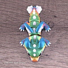 Dragon Hatchling 3D Printed Flexi Fidget Articulated Toy 2.25″ Collectible Mini