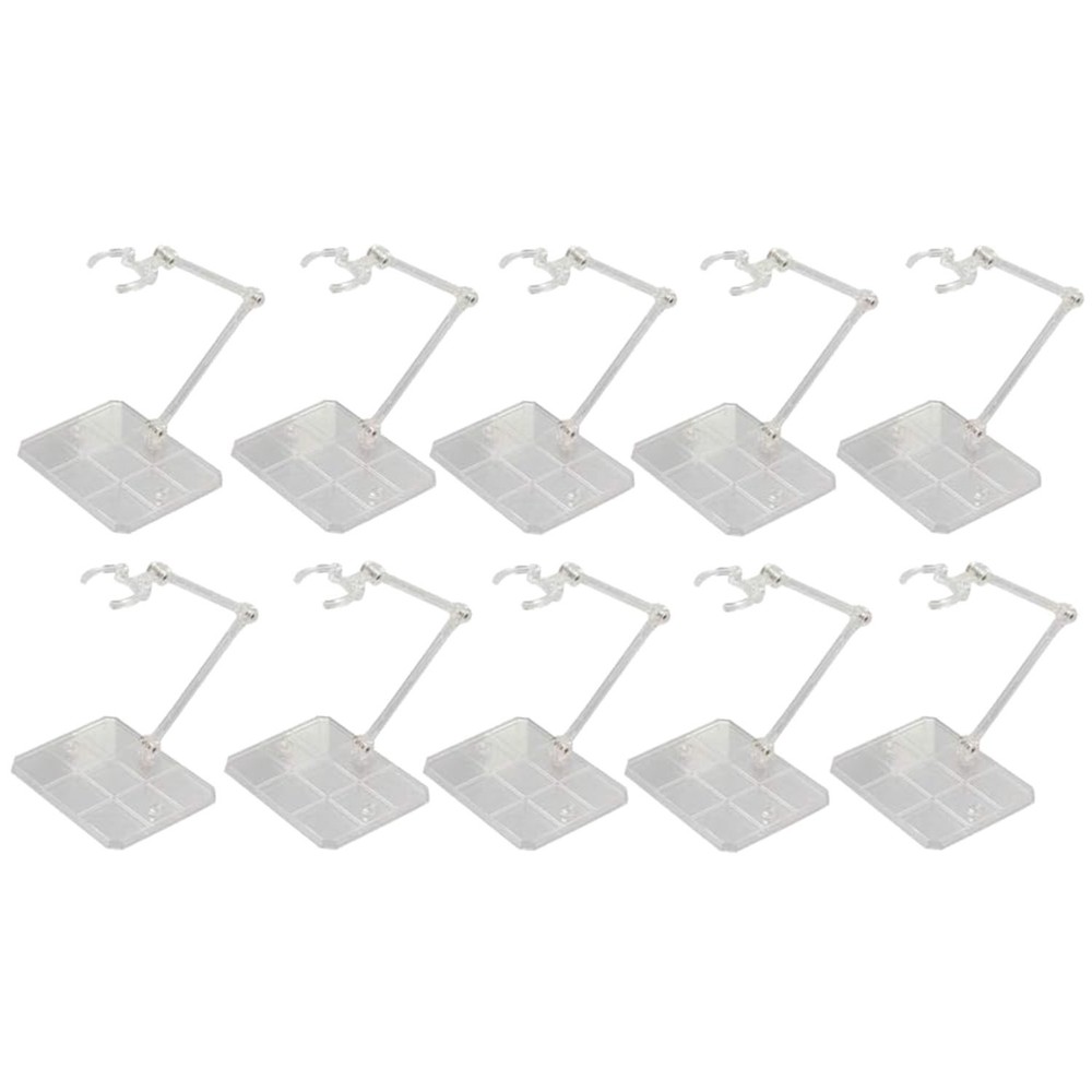 10pcs Action Figure Display Stand Holder Base