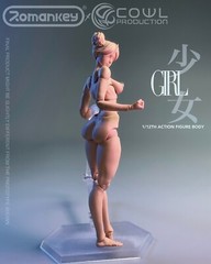 Romankey X COWL 1/12 Female Joint Body Suntan Super Mobile Girl 6″ Action Figure