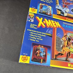 (2) X-MEN DANGER ROOM PLAYSETS WOLVERINE CYCLOPS TOY BIZ VINTAGE NEW SEALED OPEN