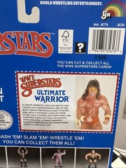 Mattel LJN WWE Superstars ULTIMATE WARRIOR Black Card Chase Target exclusive new