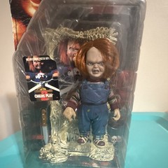 Child’s Play 2 Movie Maniacs Chucky W/ Figure ,Knife and Poster BRAND NEW