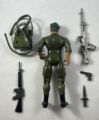 1986 Coleco Rambo Force of Freedom COLONEL TRAUTMAN w/ Accessories – Incomplete