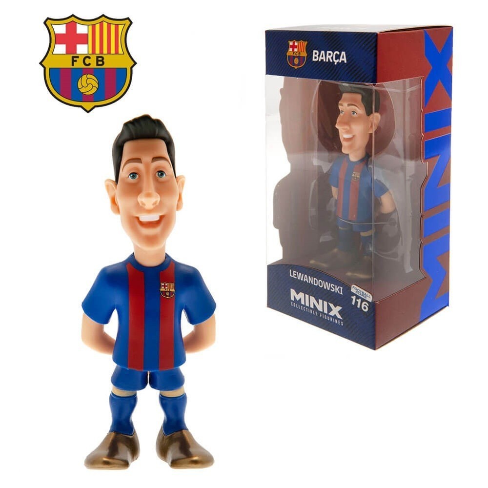 MINIX Football Stars #116 Robert Lewandowski Barcelona 4.75 Inch Vinyl Figure