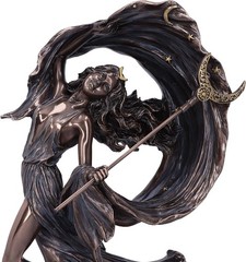 Nemesis Now Bronze Nyx Greek Goddess of the Night Starry Sky Figurine,27.5cm