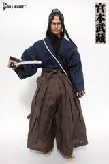 Miyamoto Musashi Rooted Hair Head＆Clothing Sets 1/6 Action Figure DOLLSFIGURE