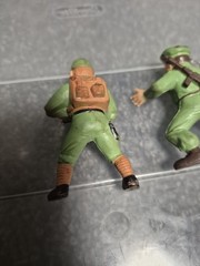 Lot of 2 Mattel Guts & Glory Military Army Action Figures Solders