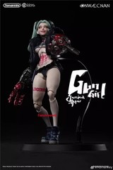 Romankey Studio Cyberpunk Rebecca 1/12 PVC Action Figure W/ 2 Bodies Deluxe Ver.